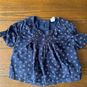 Navy Berry Baby GAP 18-24 month blouse